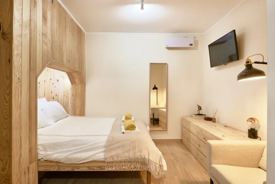Bedroom in an AMS Coliving house in Lisbon